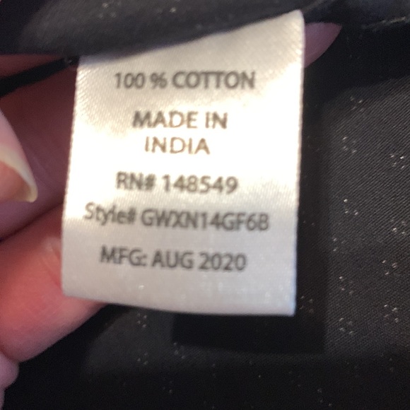 Six Lincoln New York long sleeve button front dress shirt size 2X NWT - Picture 8 of 9